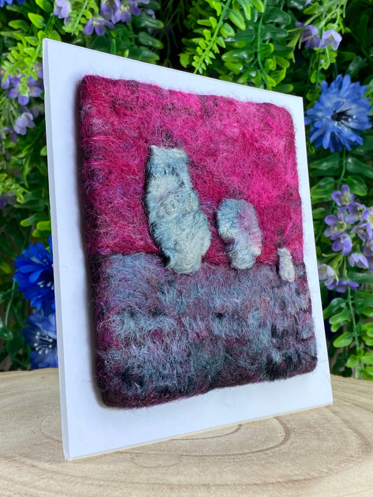Felt Stone Art
