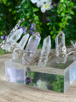 Vera Cruz, Clear Quartz, Amethyst Circlet