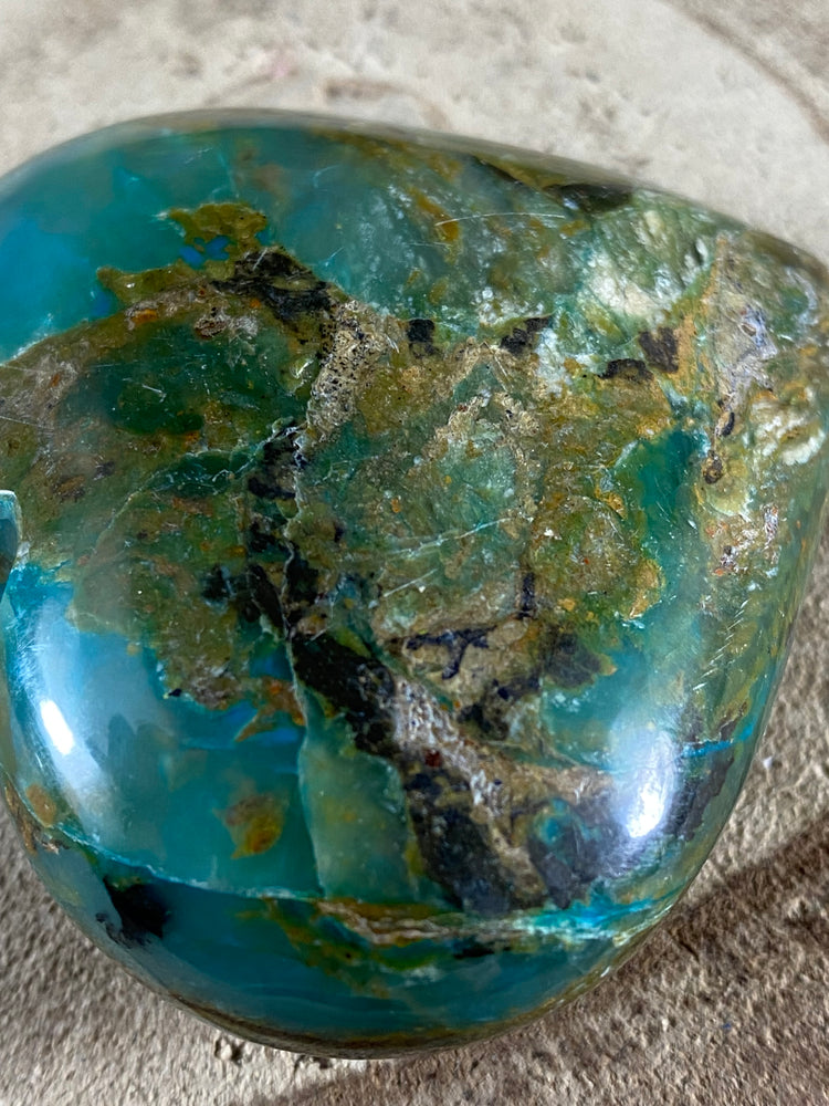 Blue Opal Heart