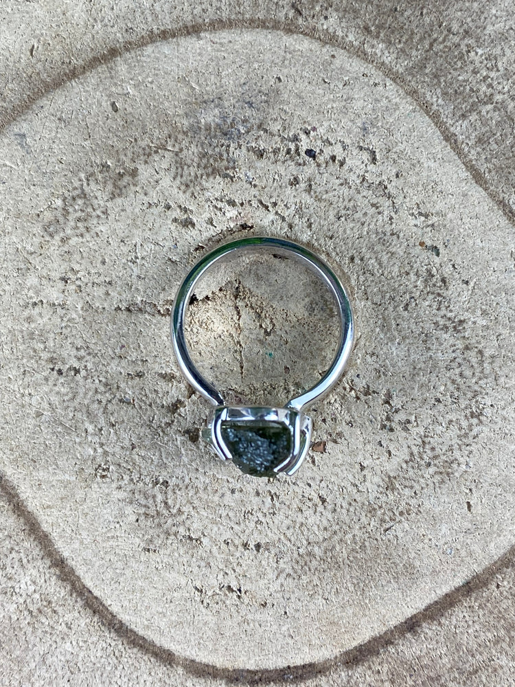 Moldavite Ring