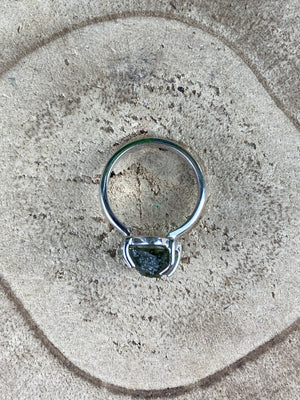 Moldavite Ring