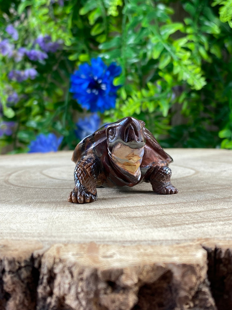 Boulder Opal Tortoise Carving
