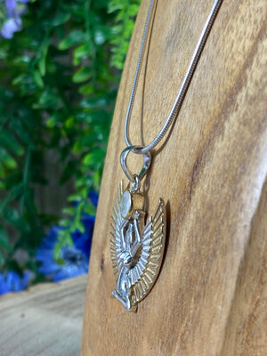 Goddess Isis With Moonstone Pendant