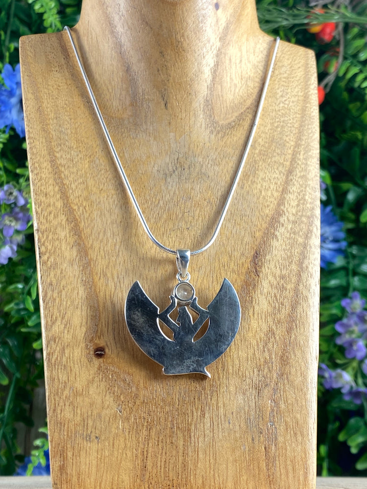 Goddess Isis With Moonstone Pendant