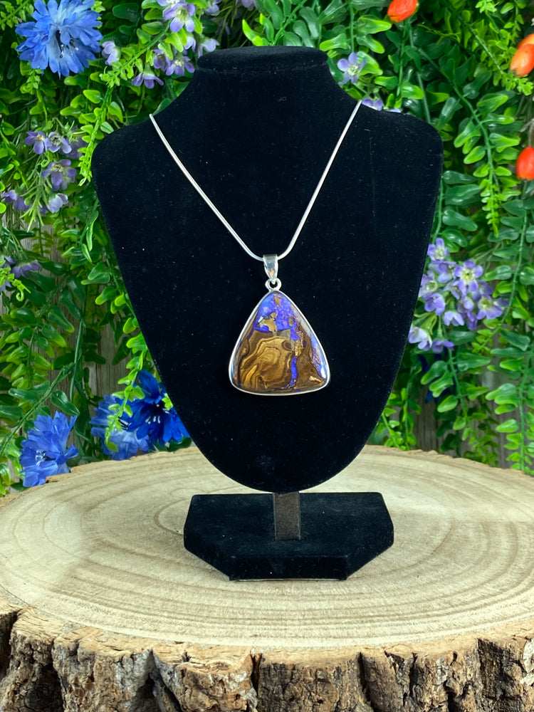 Australian Boulder Opal Pendant