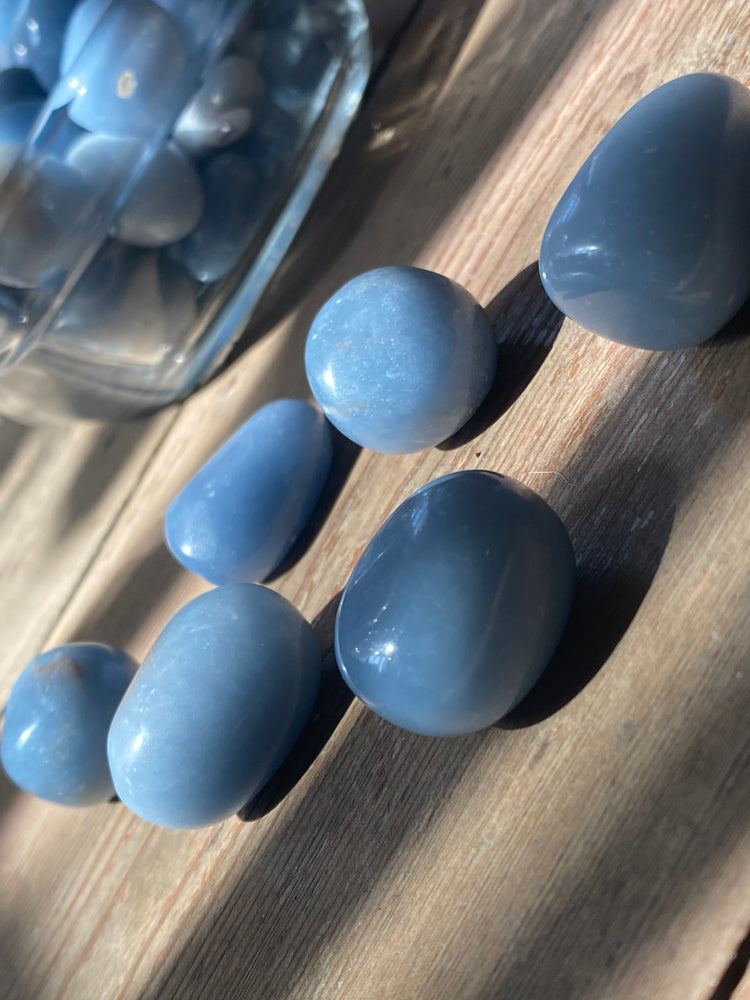 Angelite Tumbles