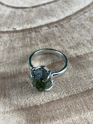 Moldavite Ring