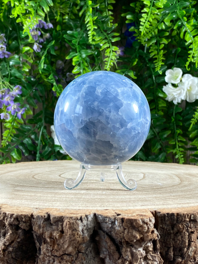 Blue Calcite Sphere