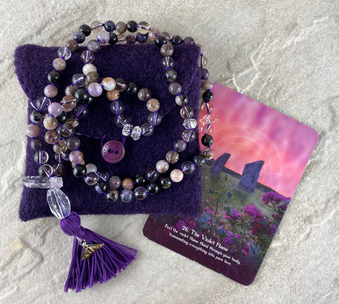Mala by Donna - Violet Diamond Flame