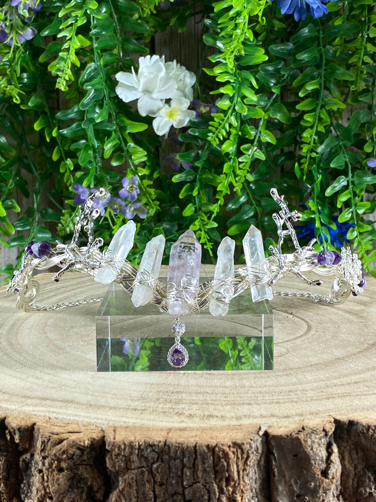 Vera Cruz, Clear Quartz, Amethyst Circlet