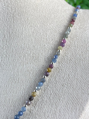 Sapphire And Ruby Necklace