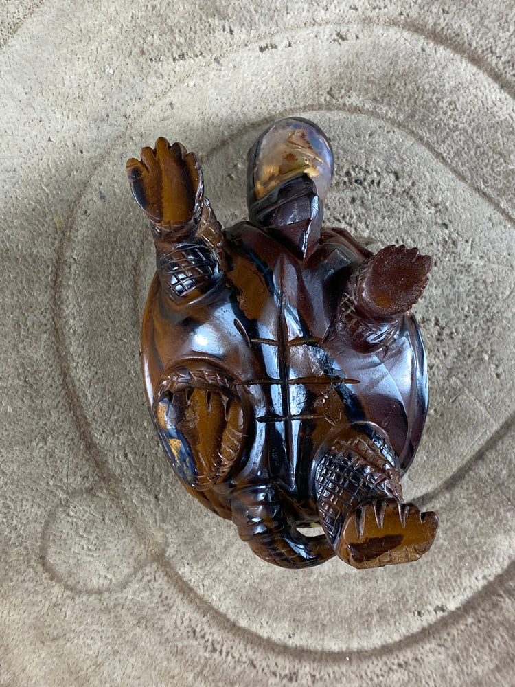 Boulder Opal Tortoise Carving
