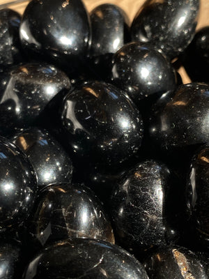 Black Tourmaline Tumbles