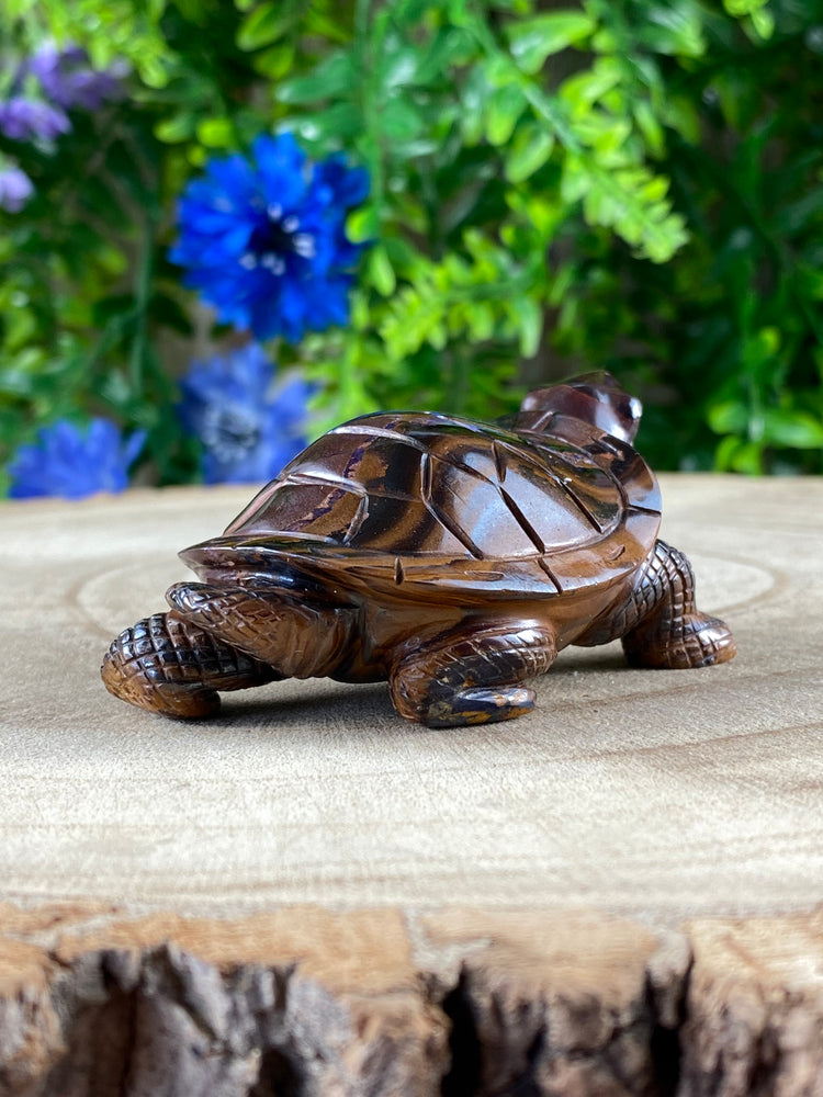 Boulder Opal Tortoise Carving
