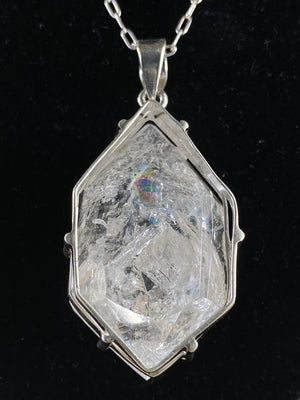 Diamond Quartz Pendant