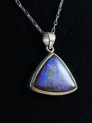 Black Opal Pendant