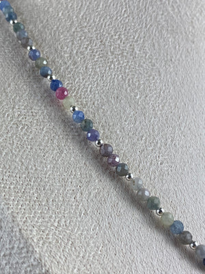 Sapphire And Ruby Necklace