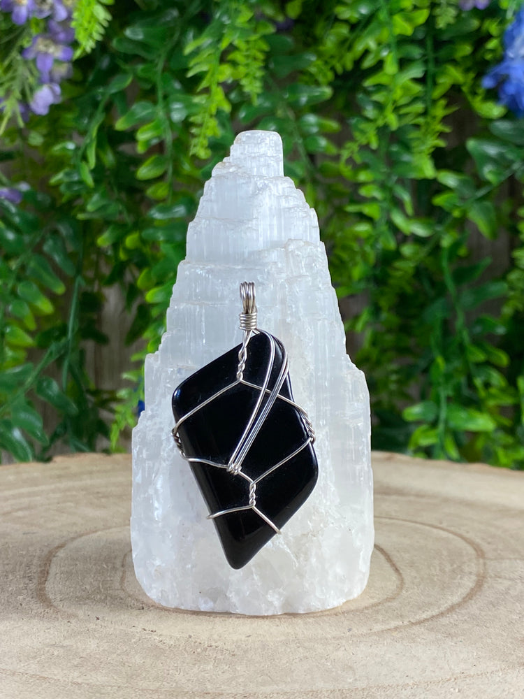Pietersite Wire Wrapped Pendant