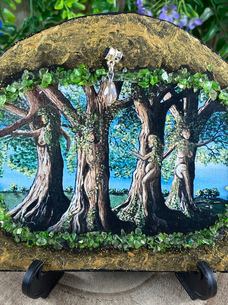 “Four Magical Trees” Slate