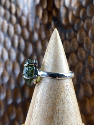 Moldavite Ring