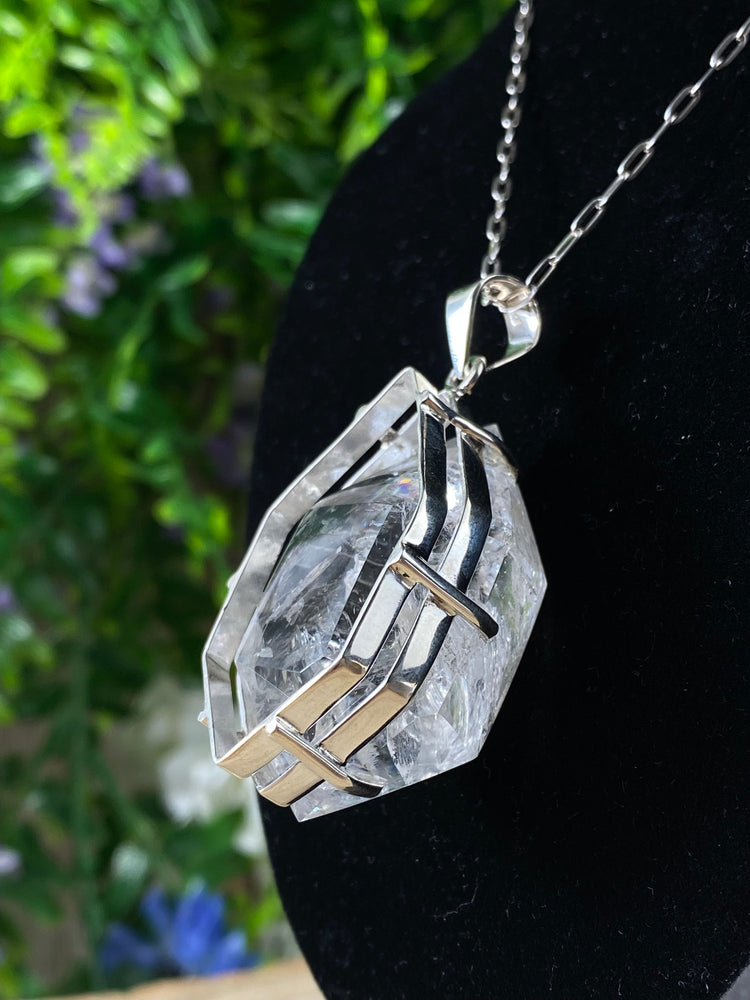 Diamond Quartz Pendant