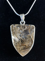 Rutile Shield Pendant