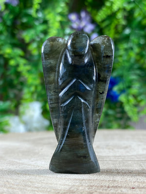 Labradorite Angel Carving