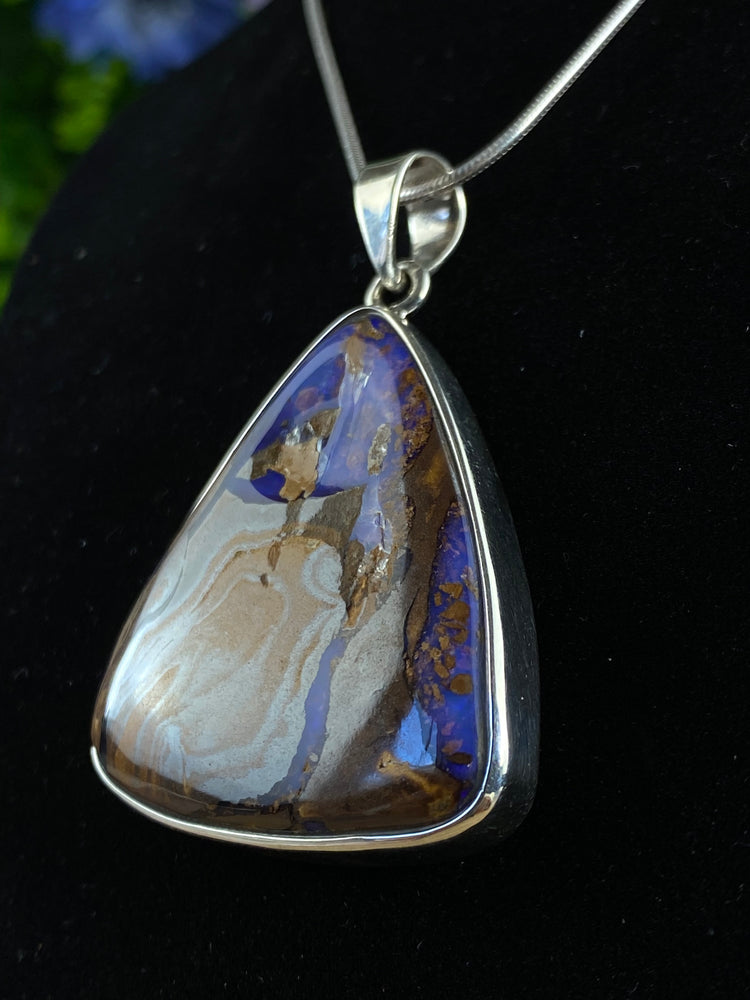 Australian Boulder Opal Pendant