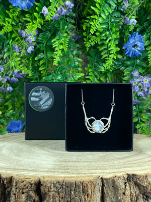 Moonstone Dragon Claw Pendant
