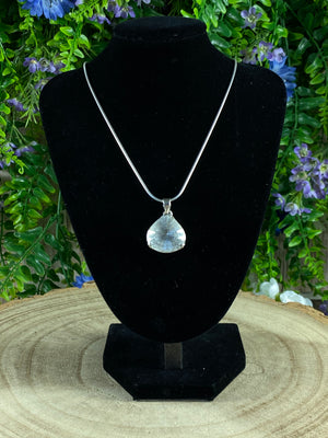 Faceted Quartz Pendant