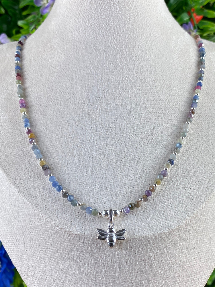 Sapphire And Ruby Necklace