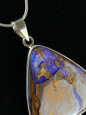 Australian Boulder Opal Pendant
