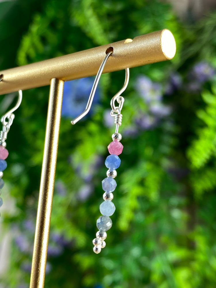 Sterling Silver Sapphire Earrings