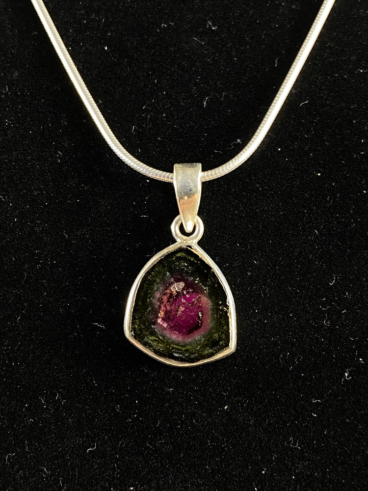 Watermelon Tourmaline Pendant