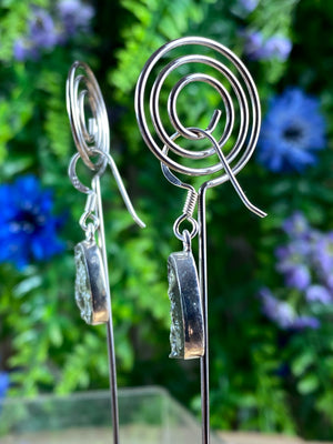 Moldavite Earrings