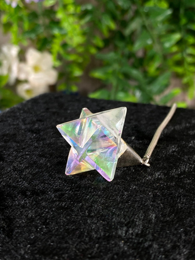 Aura Quartz Merkabah Pendulum