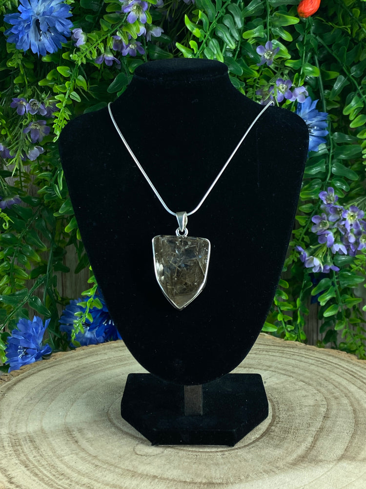 Rutile Shield Pendant