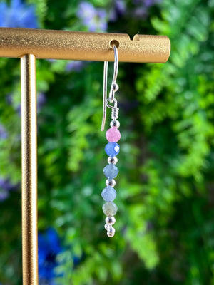 Sterling Silver Sapphire Earrings