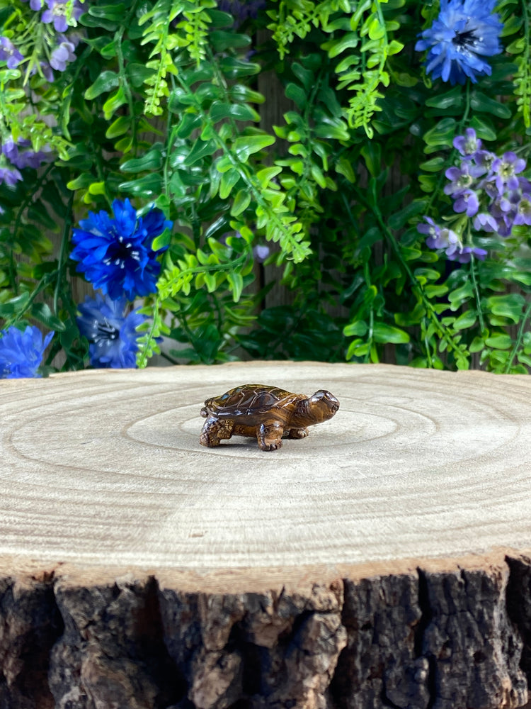 Boulder Opal Tortoise Carving