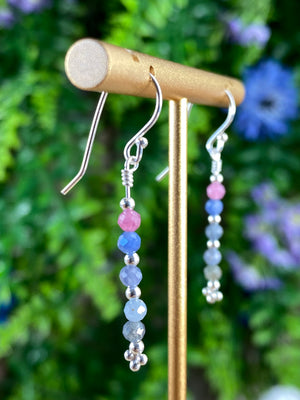 Sterling Silver Sapphire Earrings
