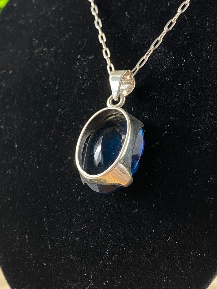 Blue Fluorite Pendant