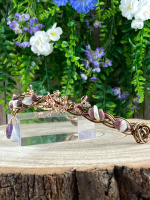 Lepidolite and Mother Of Pearl Circlet