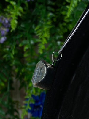 Faceted Quartz Pendant
