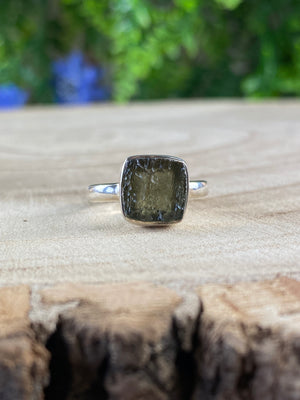 Moldavite Ring