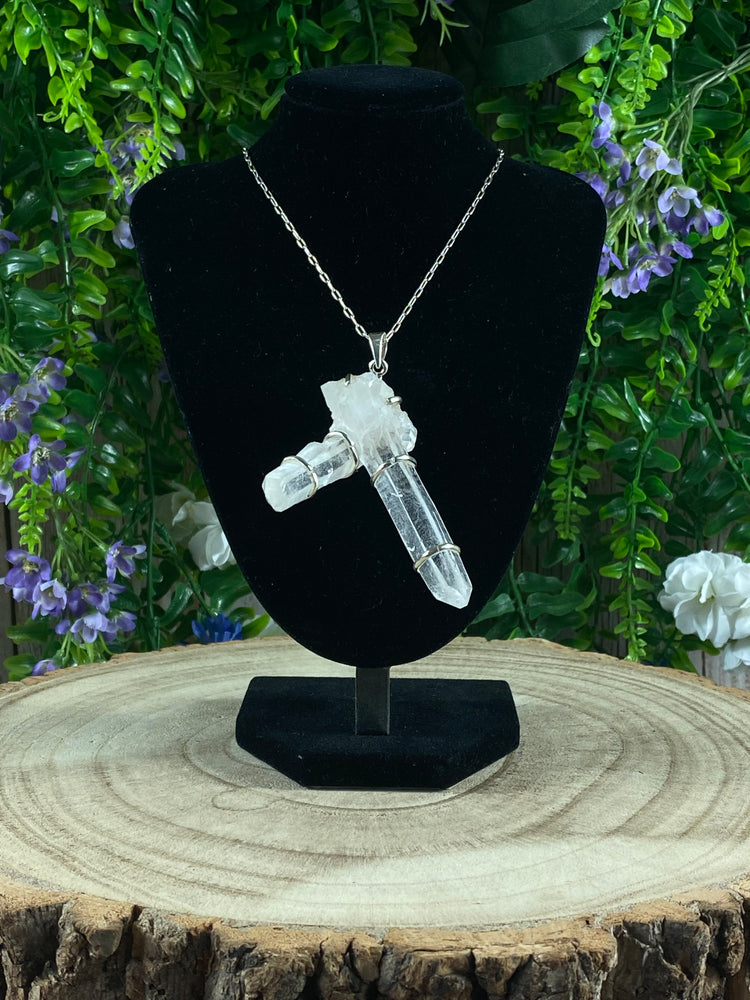 Columbian Lemurian Cross Pendant