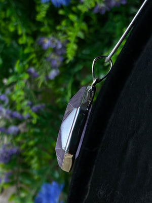 Amethyst Hexagon Pendant