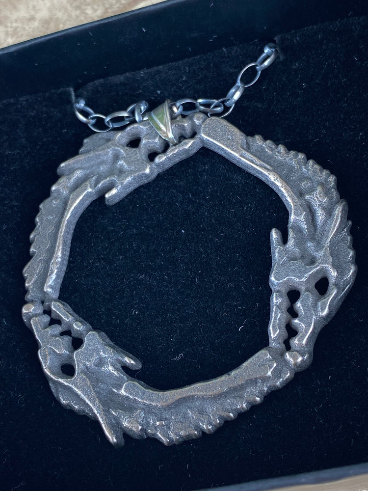 3 Dragon Circle Pendant