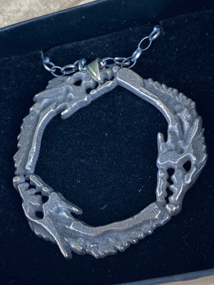 3 Dragon Circle Pendant