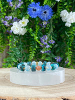 Turquoise and Opalite Bracelet
