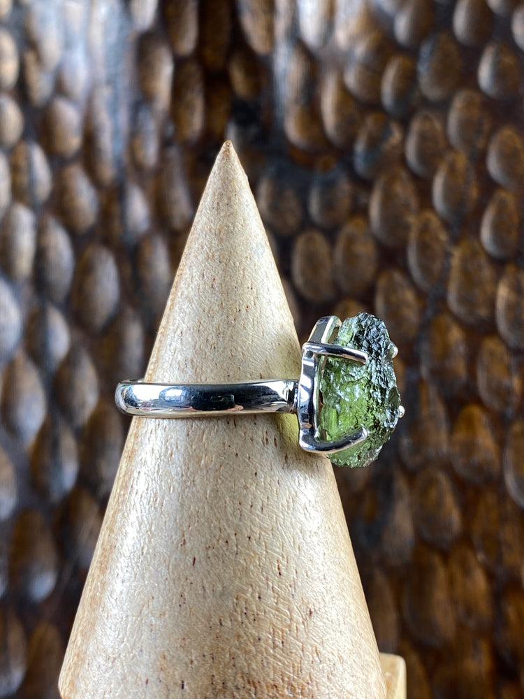 Moldavite Ring